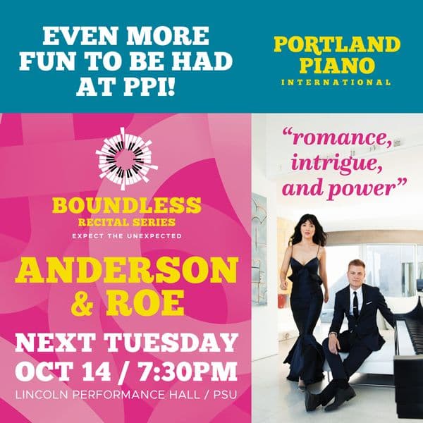 Don’t Miss Portland Piano International’s First Boundless! Recital